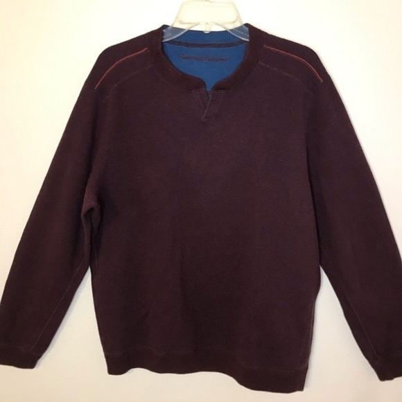 Tommy Bahama Reversible Long Sleeve Sweater Size: L - Picture 1 of 12